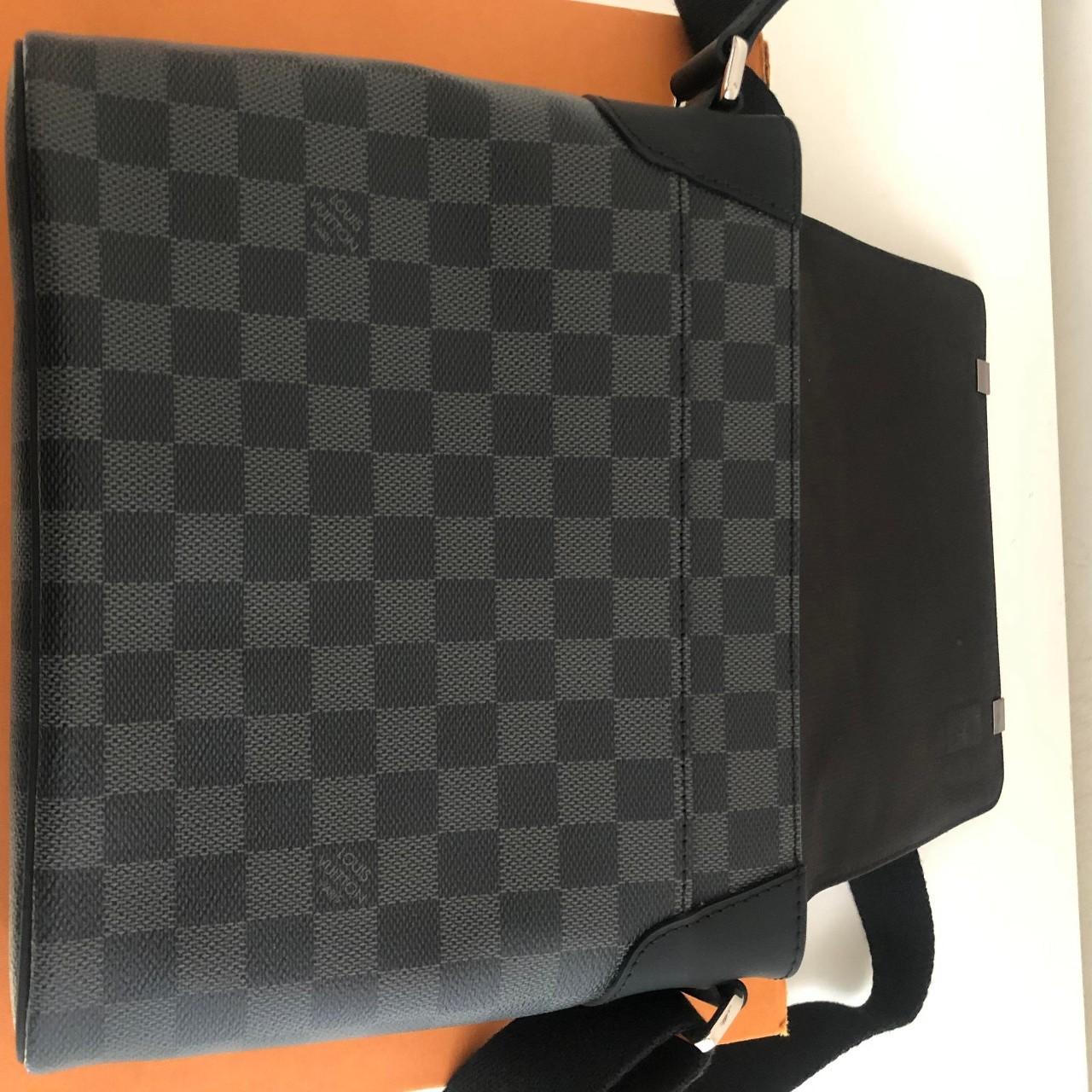 Louis Vuitton Men's Black and Grey Bag | Depop