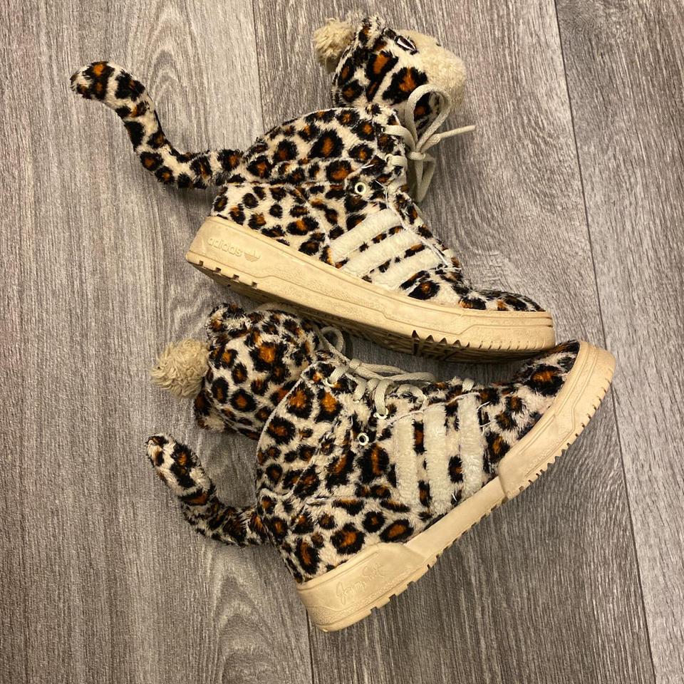 Jeremy Scott adidas Leopard Kids UK 8 Depop