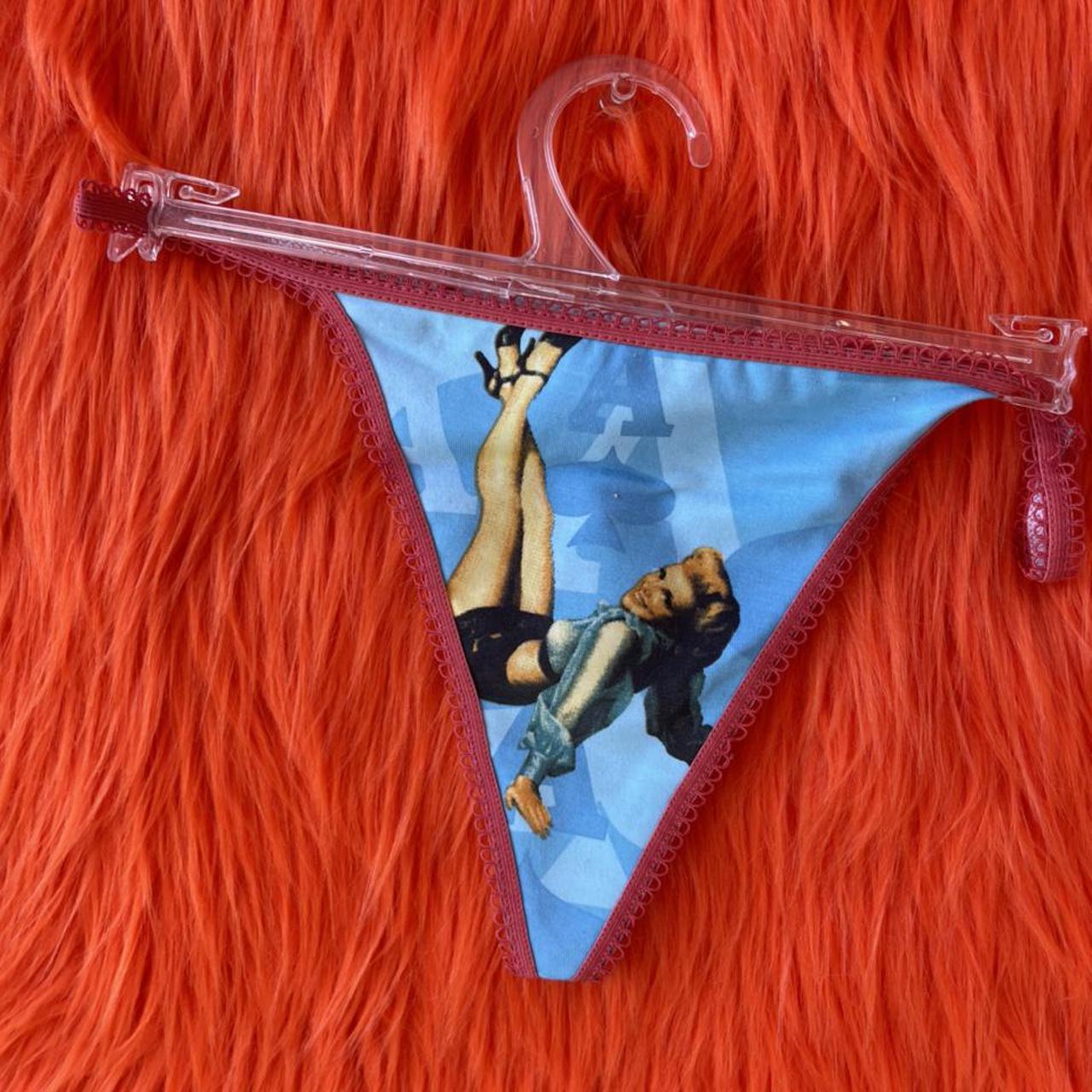 ️ Ships Free💘 Cyber Pin Up Thong🧚🏽‍♀️ Deadstock Y2k Depop