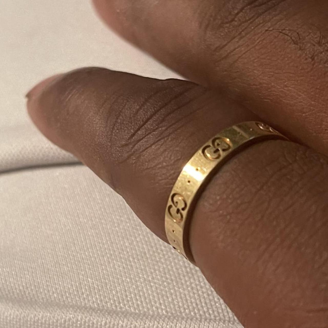 Gucci thin hot sale band ring