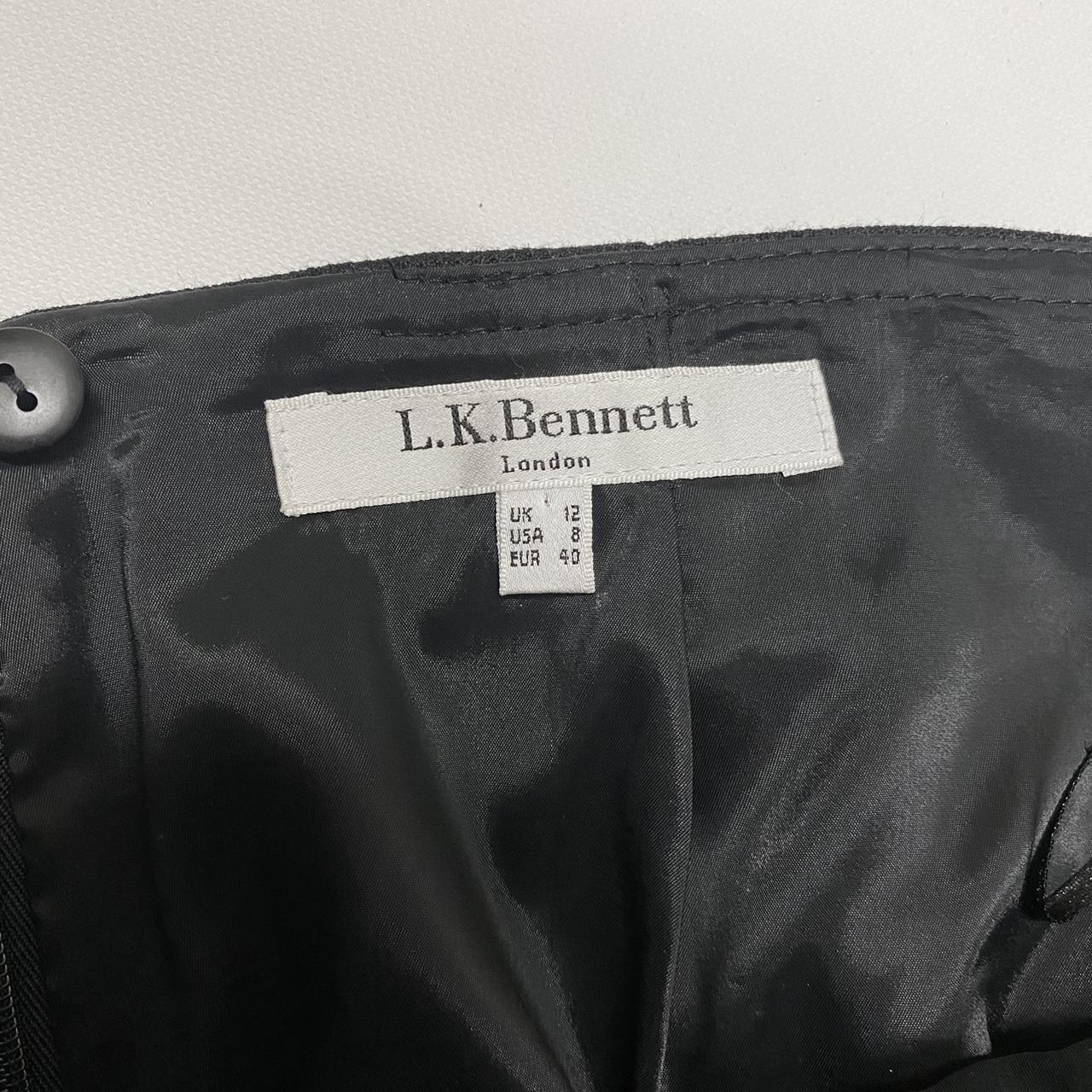 L.K. Bennett Women's Black Skirt (3)
