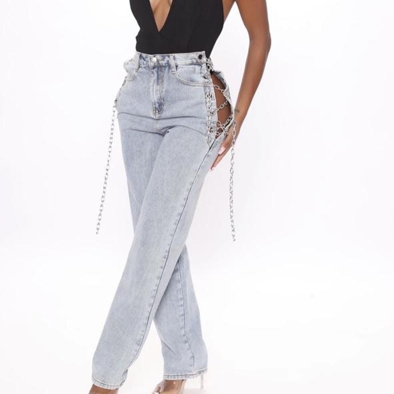 Breaking chains straight leg fashion nova Chains... Depop