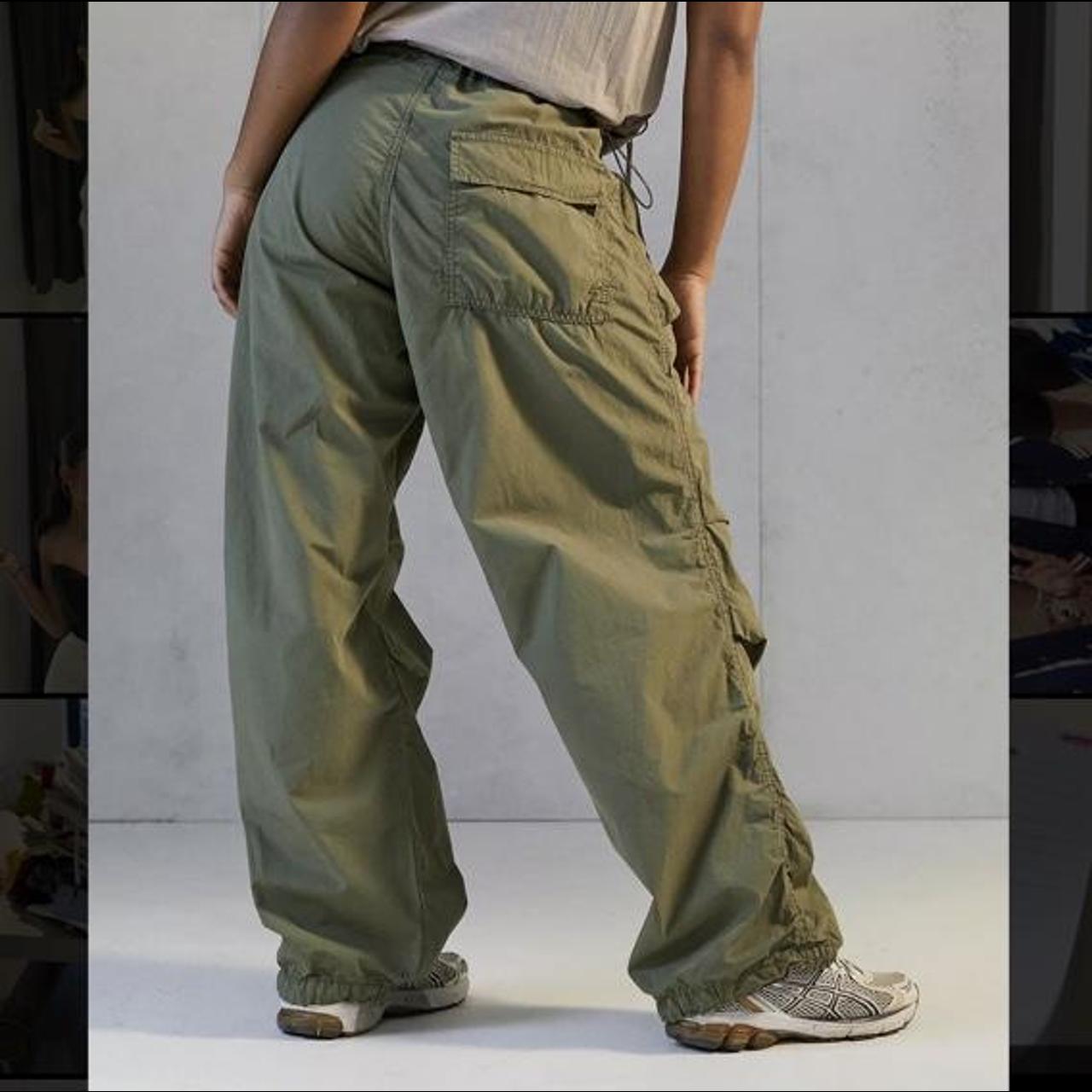 IETS FRANS… khaki baggy tech pants. Worn twice, in... Depop