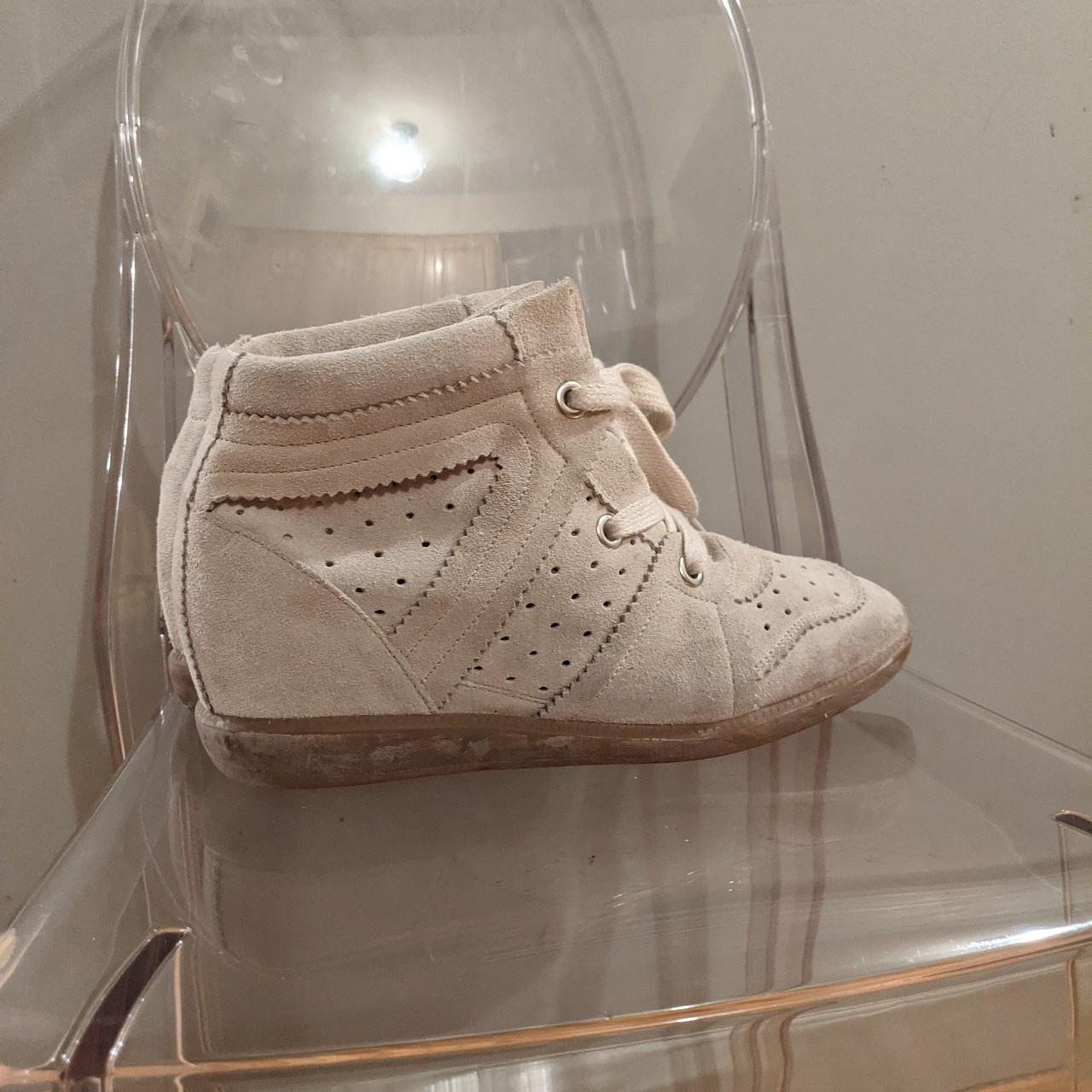 Silver isabel sales marant sneakers