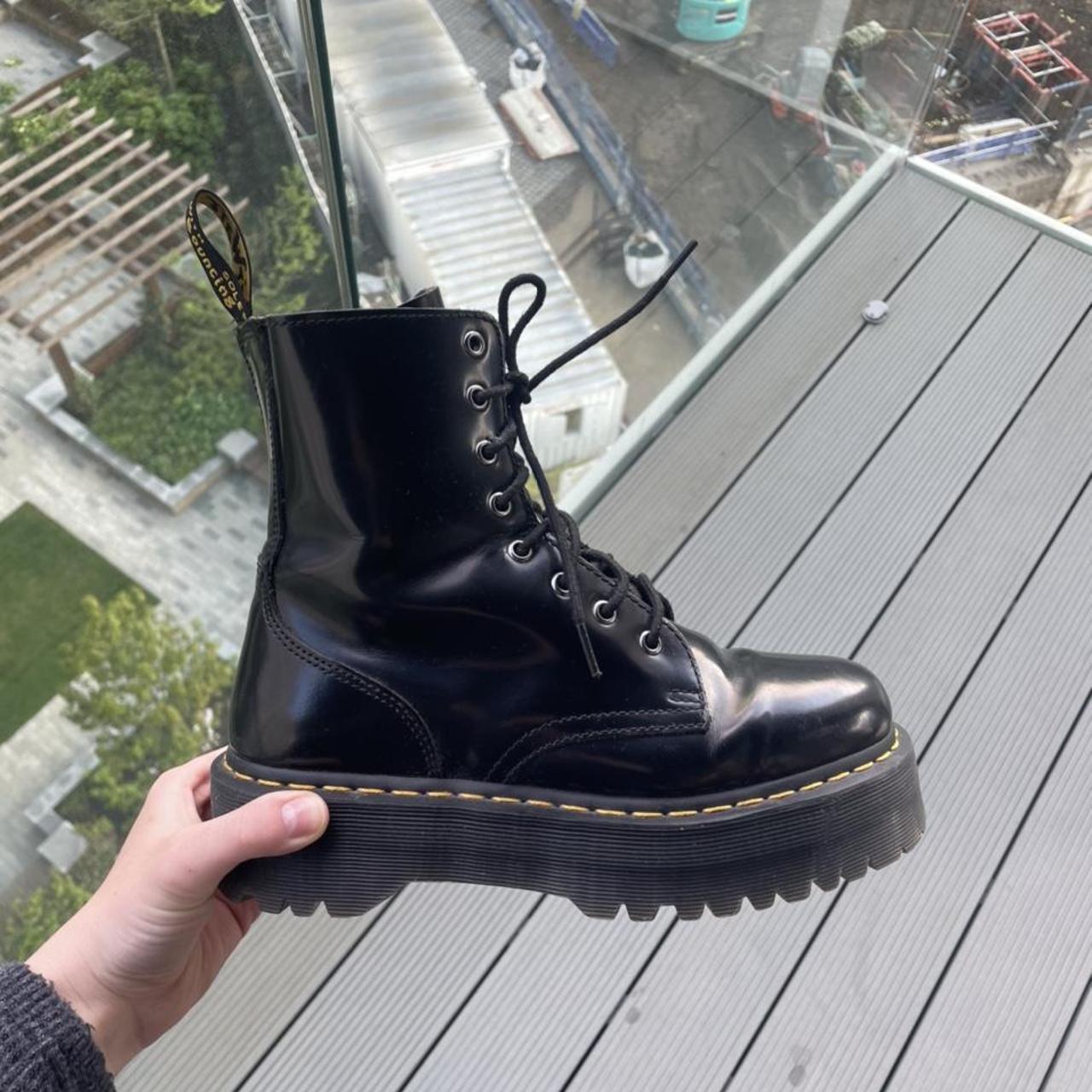 jadon smooth leather platform boots sale