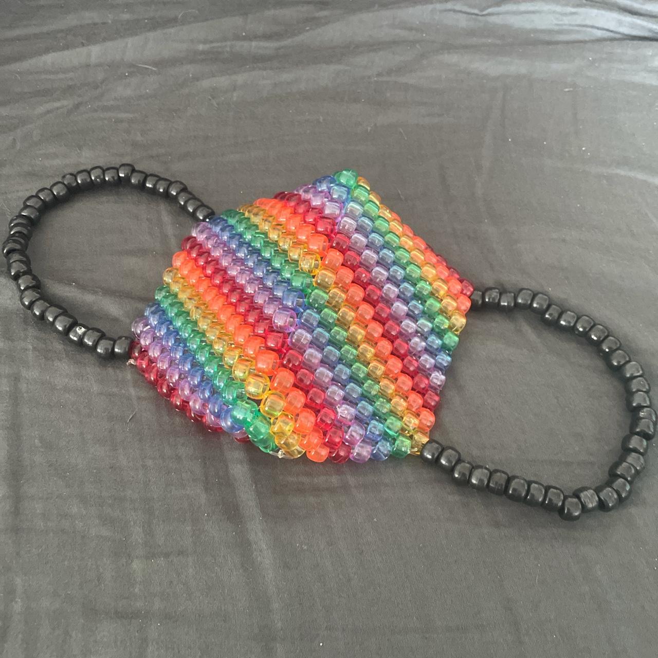 Trippy Glow Cheshire Cat Full Face Kandi Mask - Kandies World