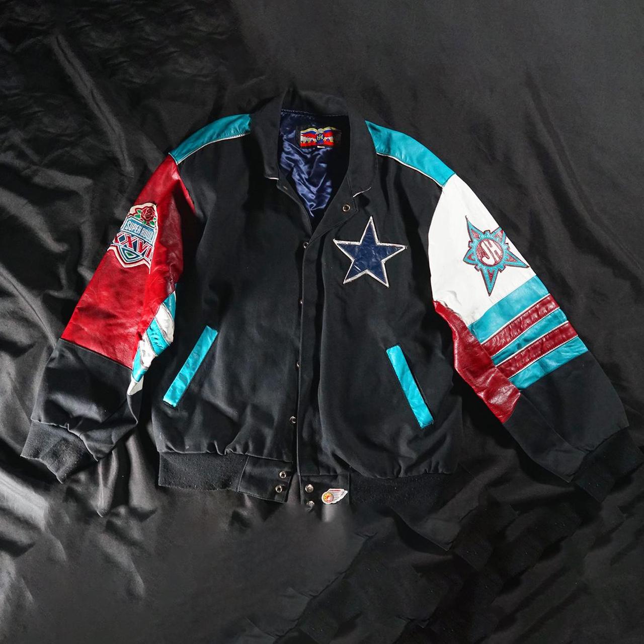 Vintage Philadelphia Eagles Jeff Hamilton Leather Jacket