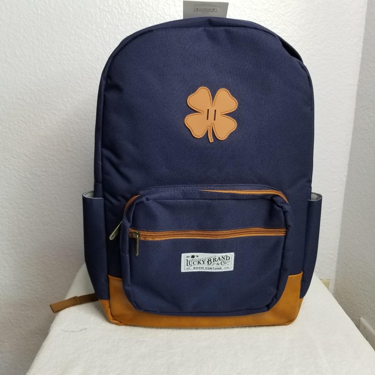 Lucky Brand Blue Backpack New NWT DimensionsH18"... Depop