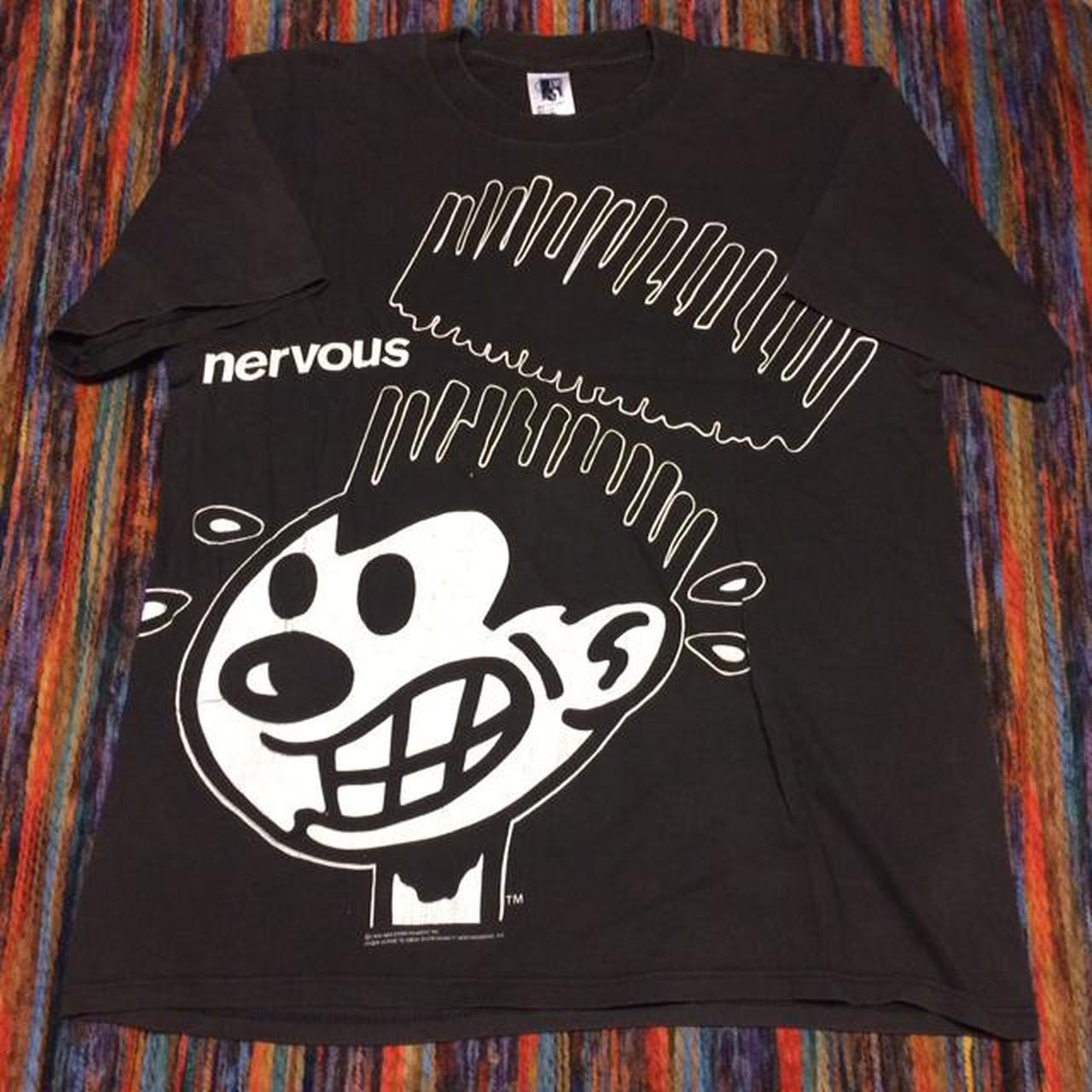 90s Vintage Nervous Records New York Tee-