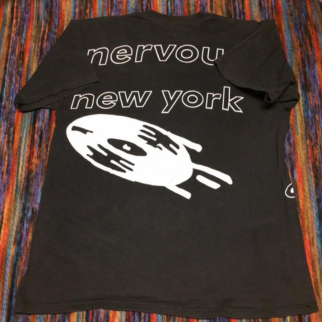 Vintage nervous records New York promo T-shirt size...