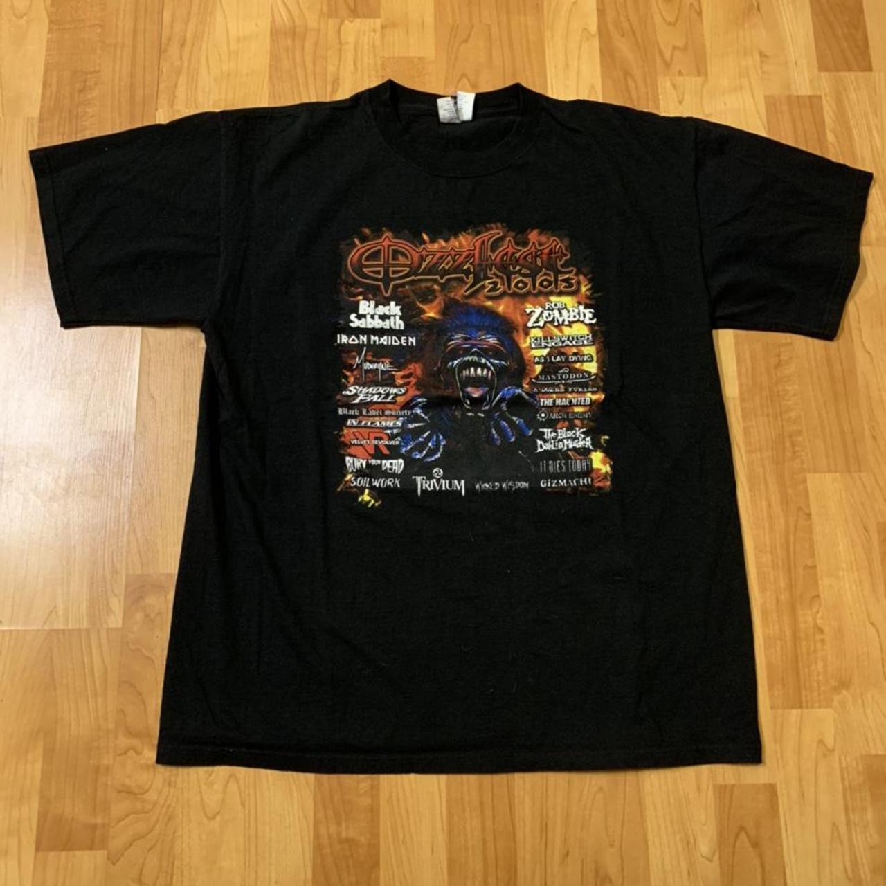 Vintage 2005 Ozzfest Tour XL shirt. Iron Maiden,... - Depop