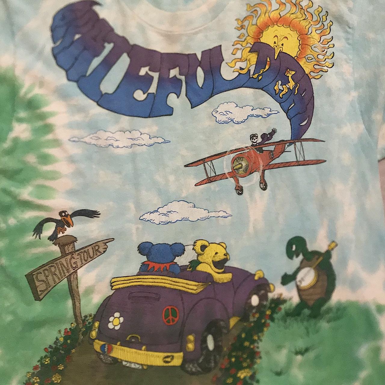 Grateful Dead vintage band tee shirt. Spring tour - Depop