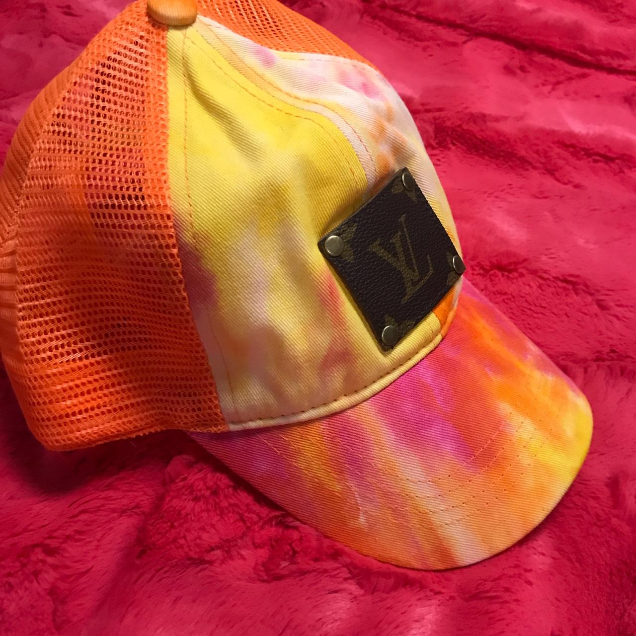 Upcycled Camouflaged Louis Vuitton trucker hat. The - Depop