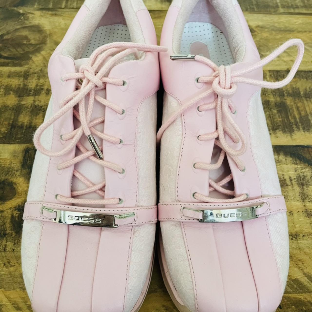 guess pink sneakers