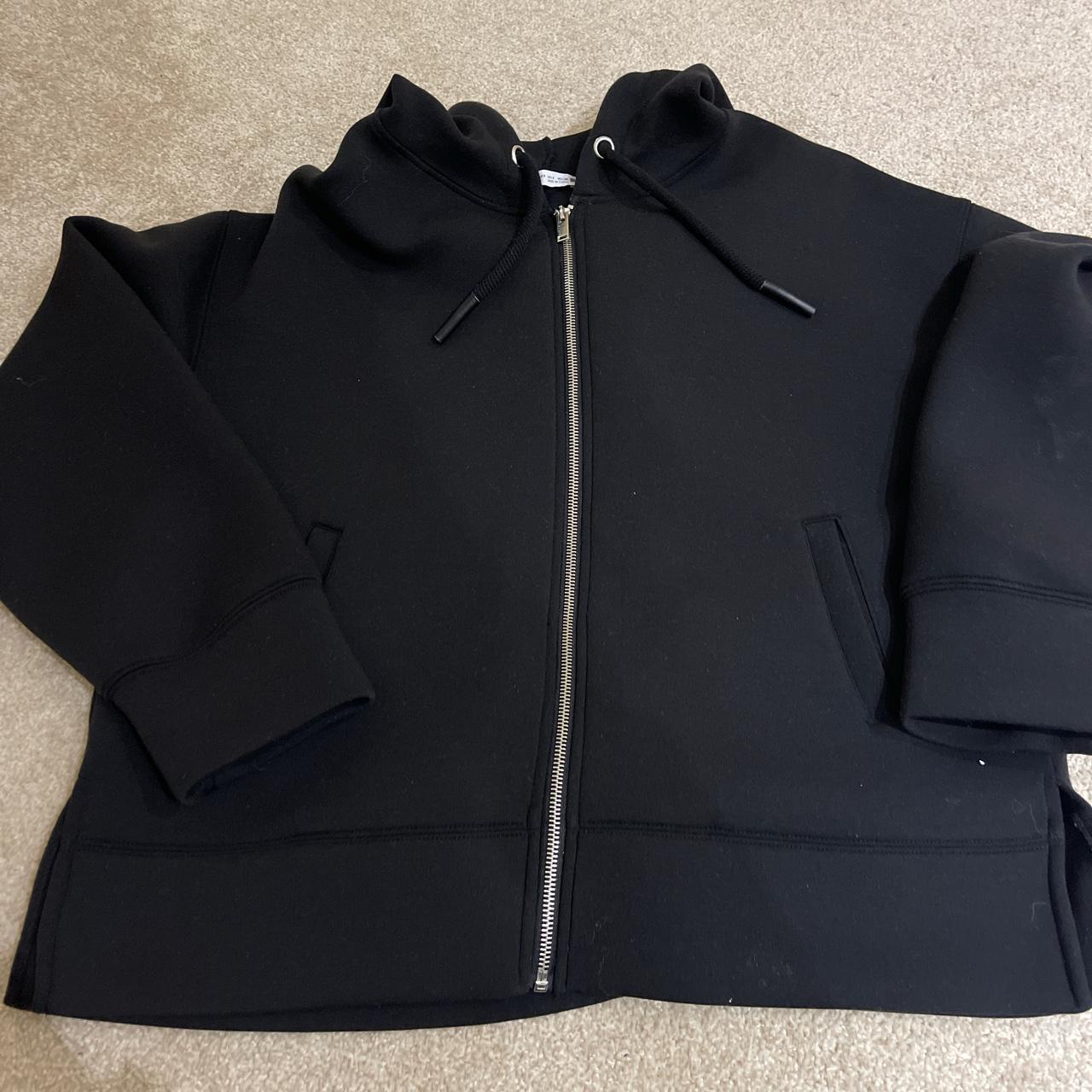 zara neoprene sweatshirt