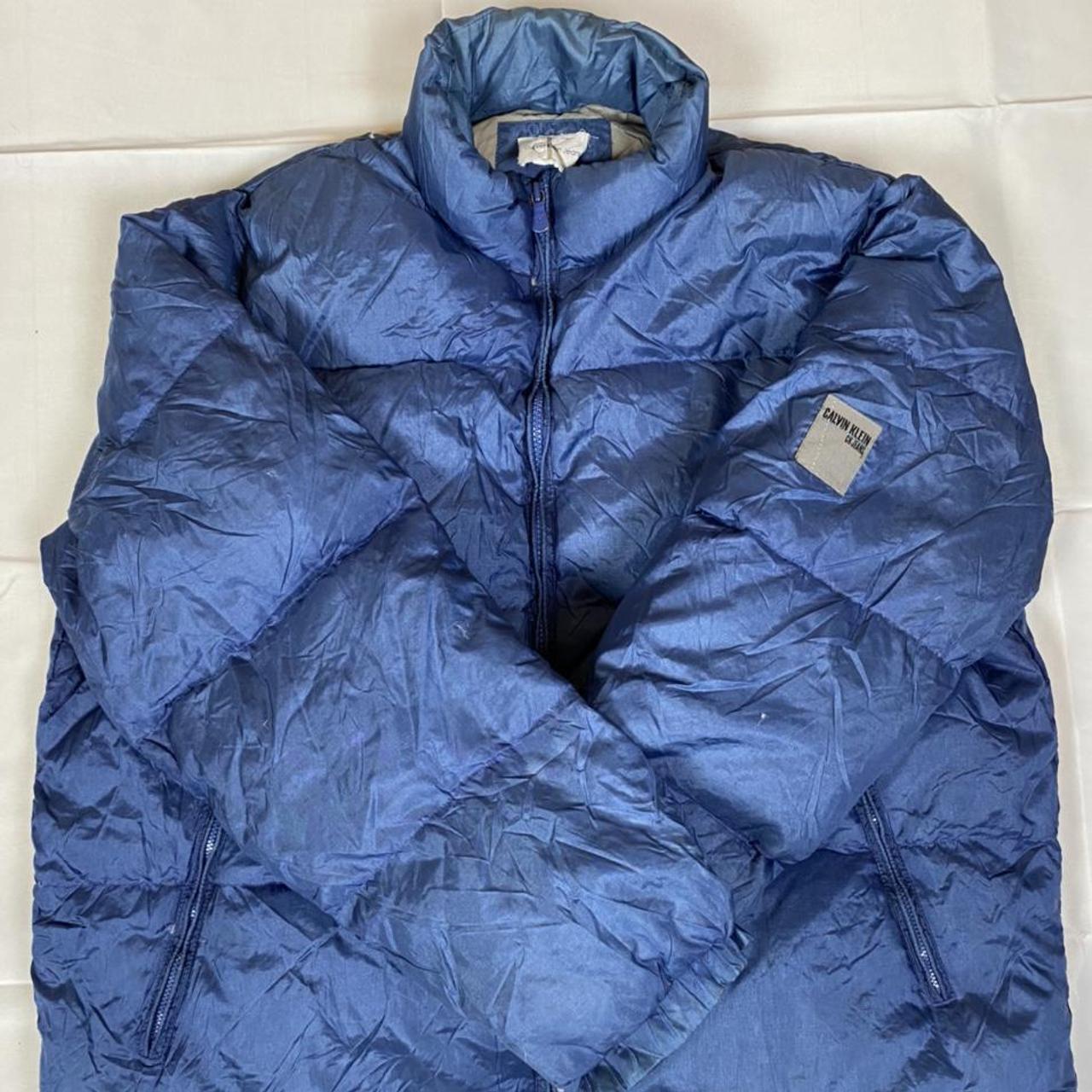 Blue Calvin Klein CK Jeans Puffer Jacket Condition... - Depop