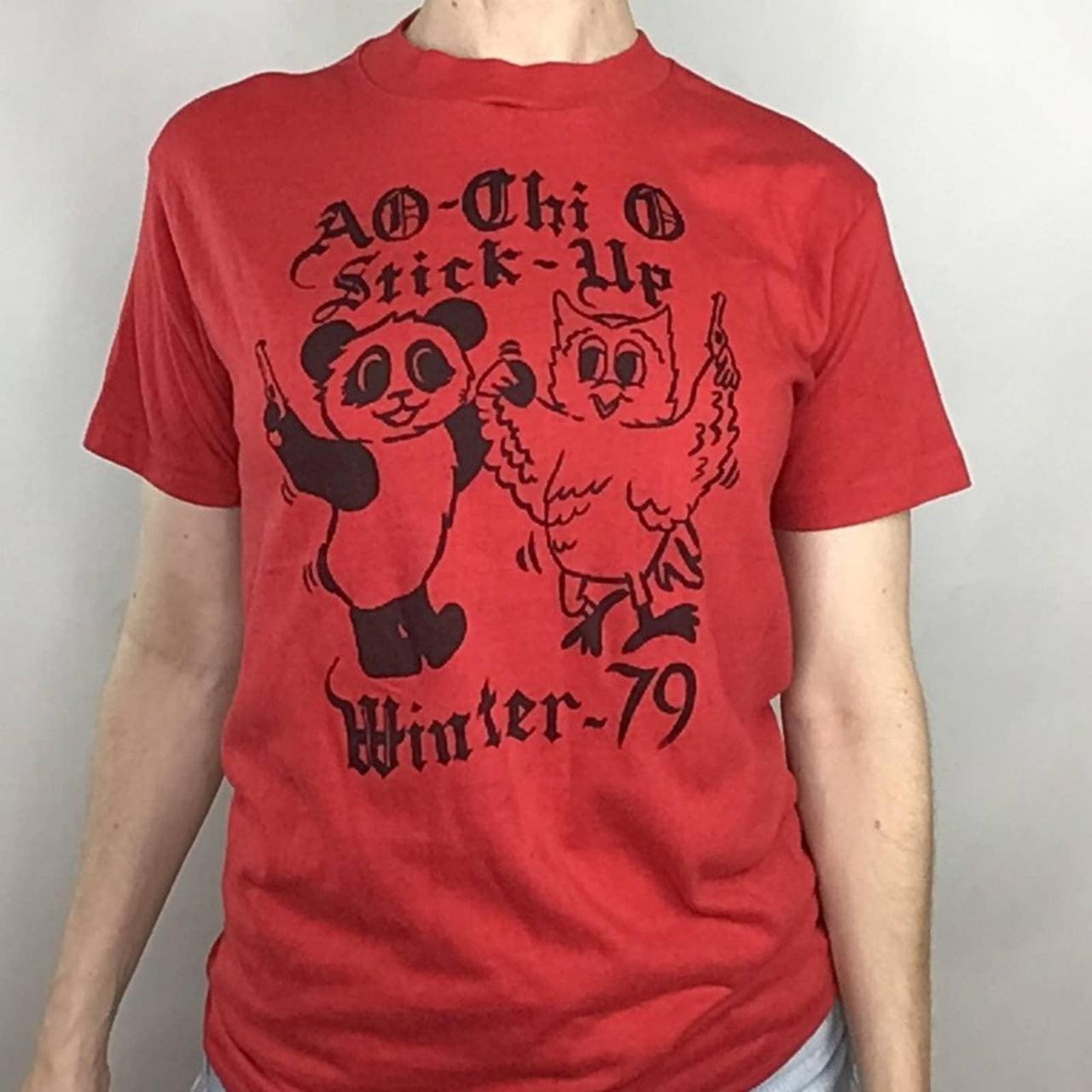 Vintage Fraternity mixer tee 1979 Alpha Phi... Depop