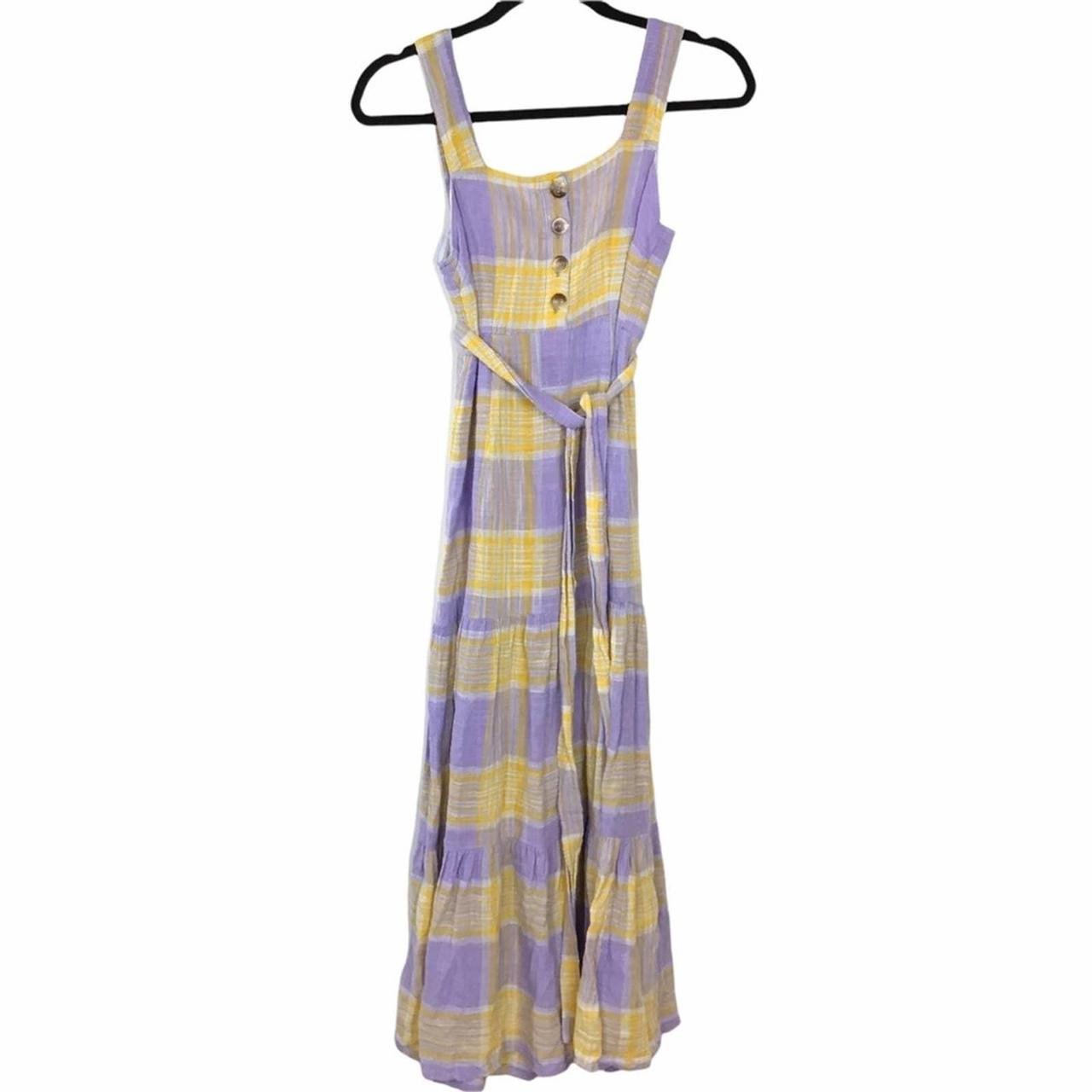 Urban Outfitters San Katy Rainbow Slub Plaid... Depop