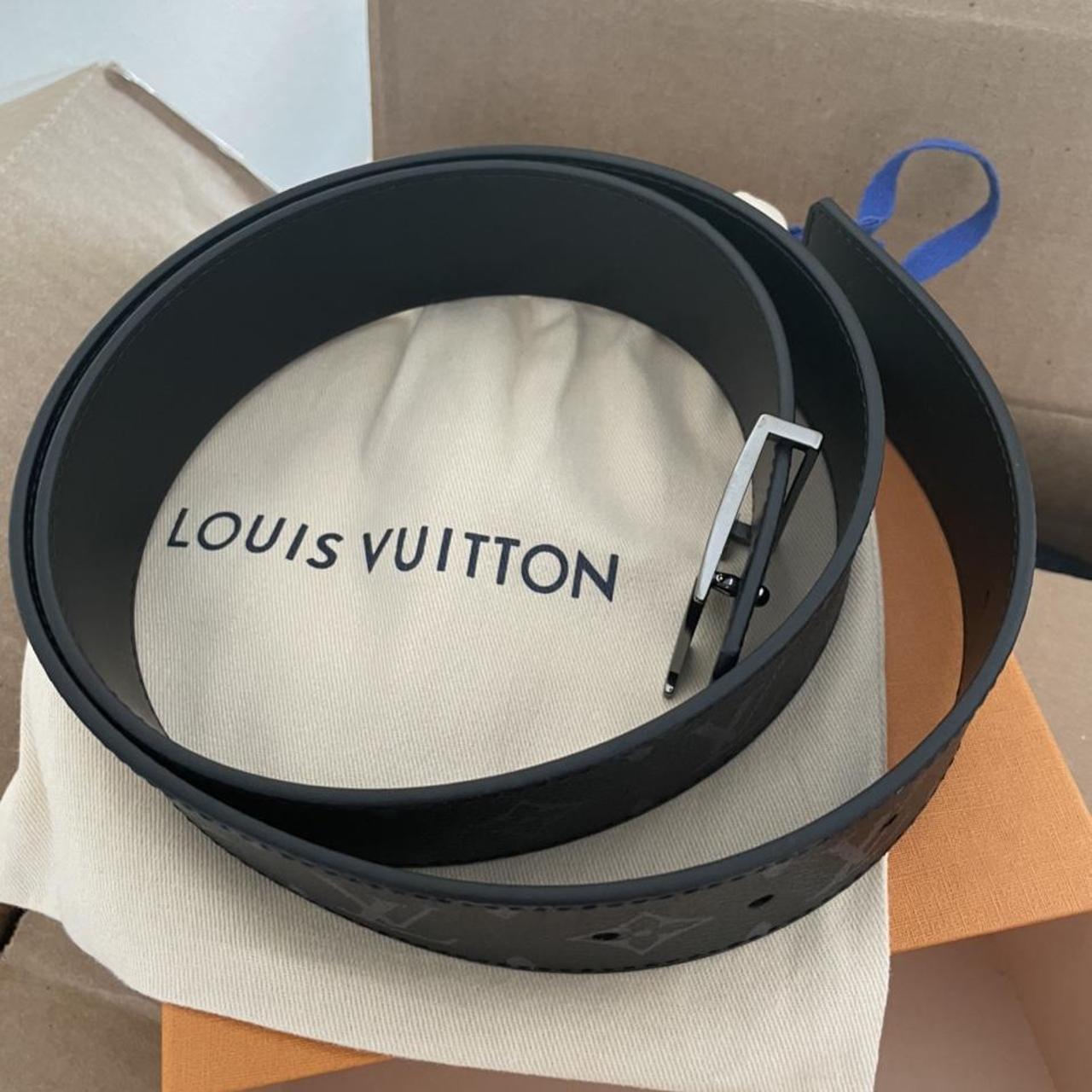 Louis Vuitton belt used a few times, still in great - Depop