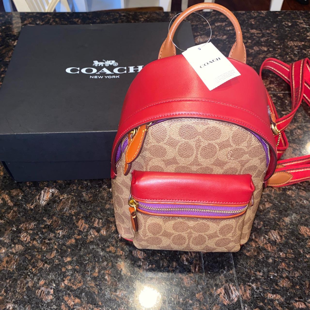 Brand new small coach backpack. Never used/worn.... Depop