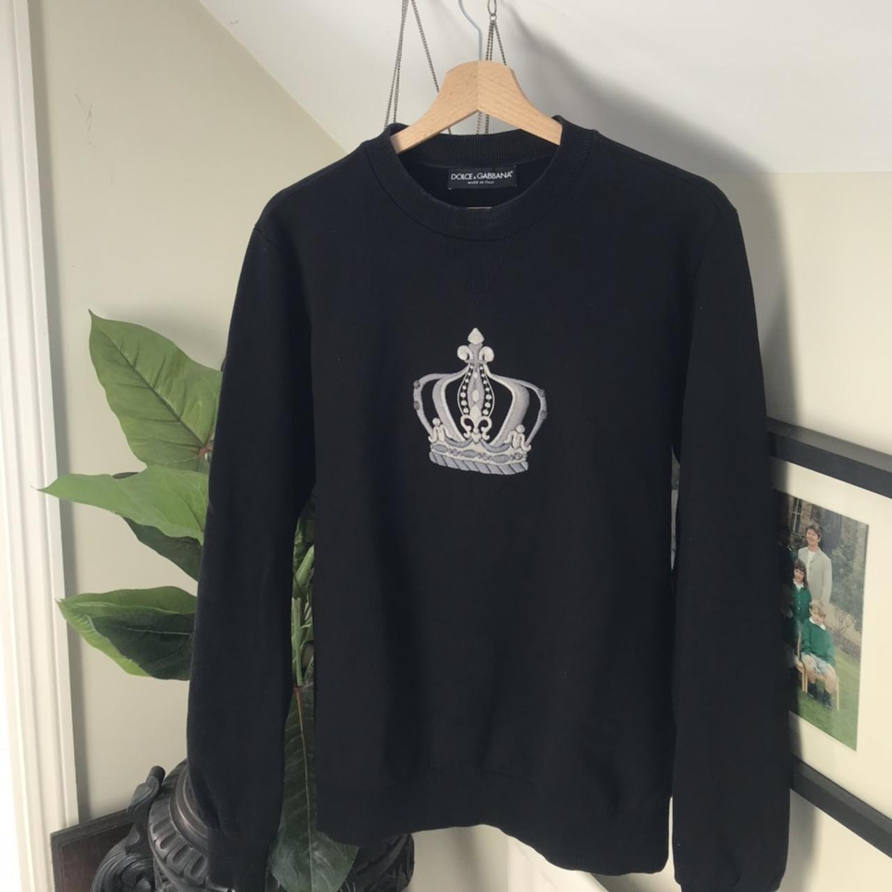 Dolce and gabbana hot sale crown sweatshirt