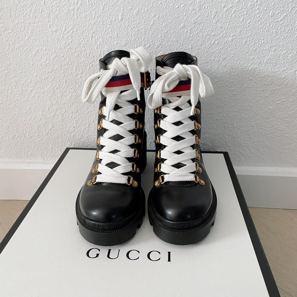 Gucci sylvie hotsell web ankle boot