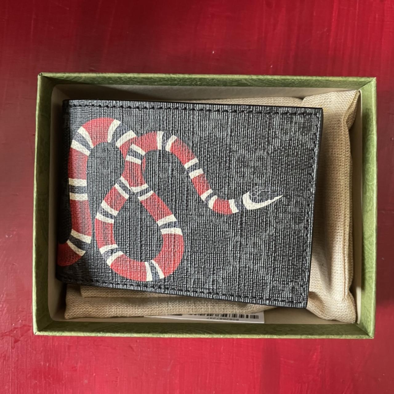 Gucci GG Snake print wallet ​​Made in - Depop