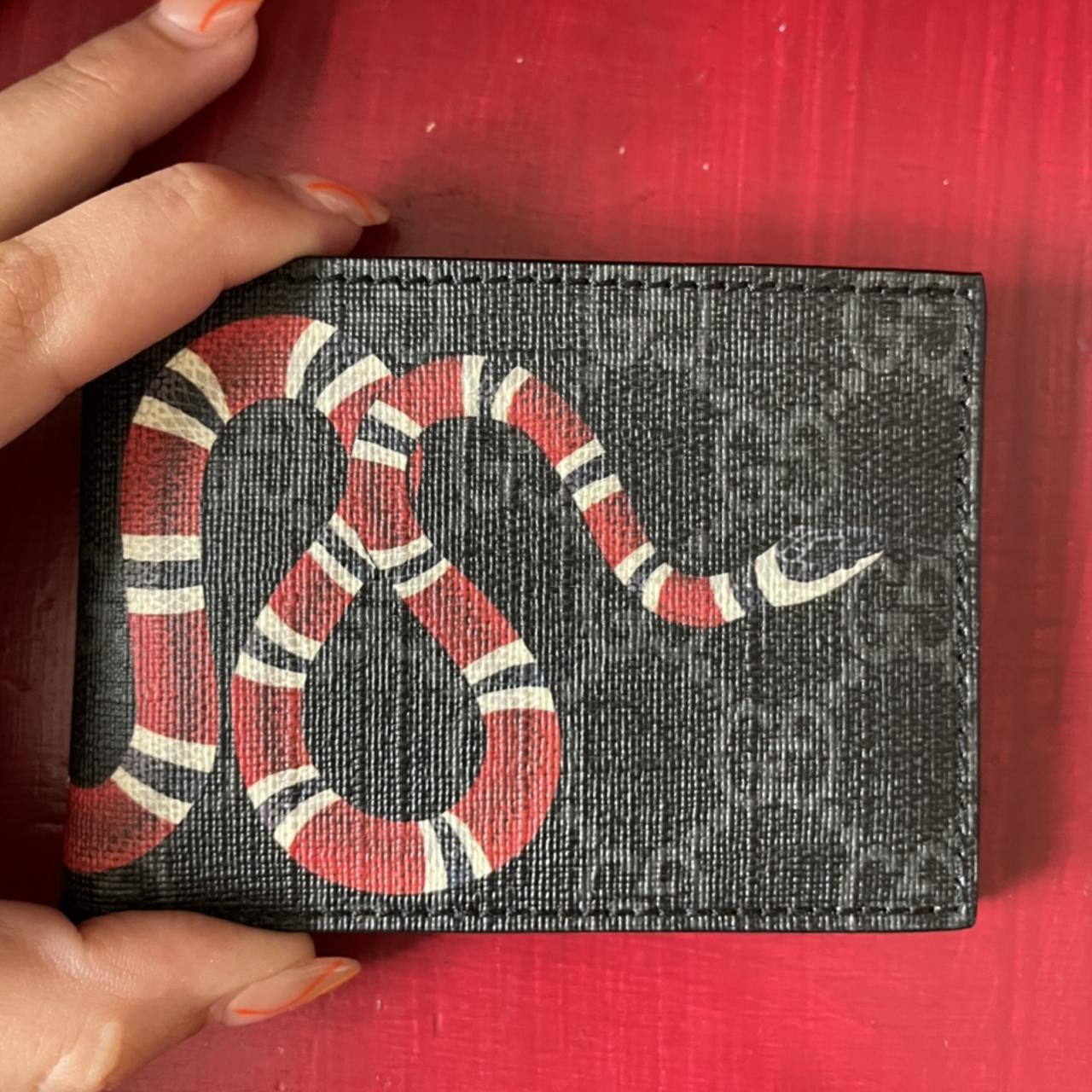 Vintage Gucci snake skin wallet #gucci #wallet - Depop