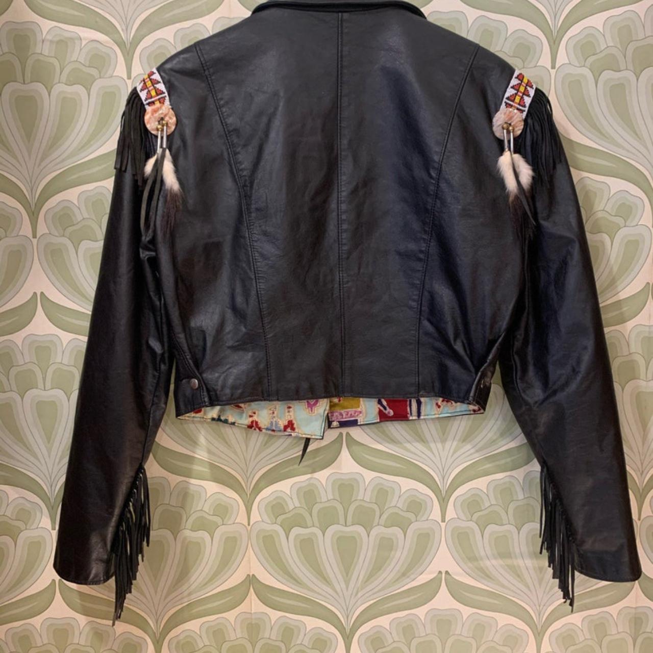 Vintage Retro Cropped Leather Jacket, Lots Of... - Depop