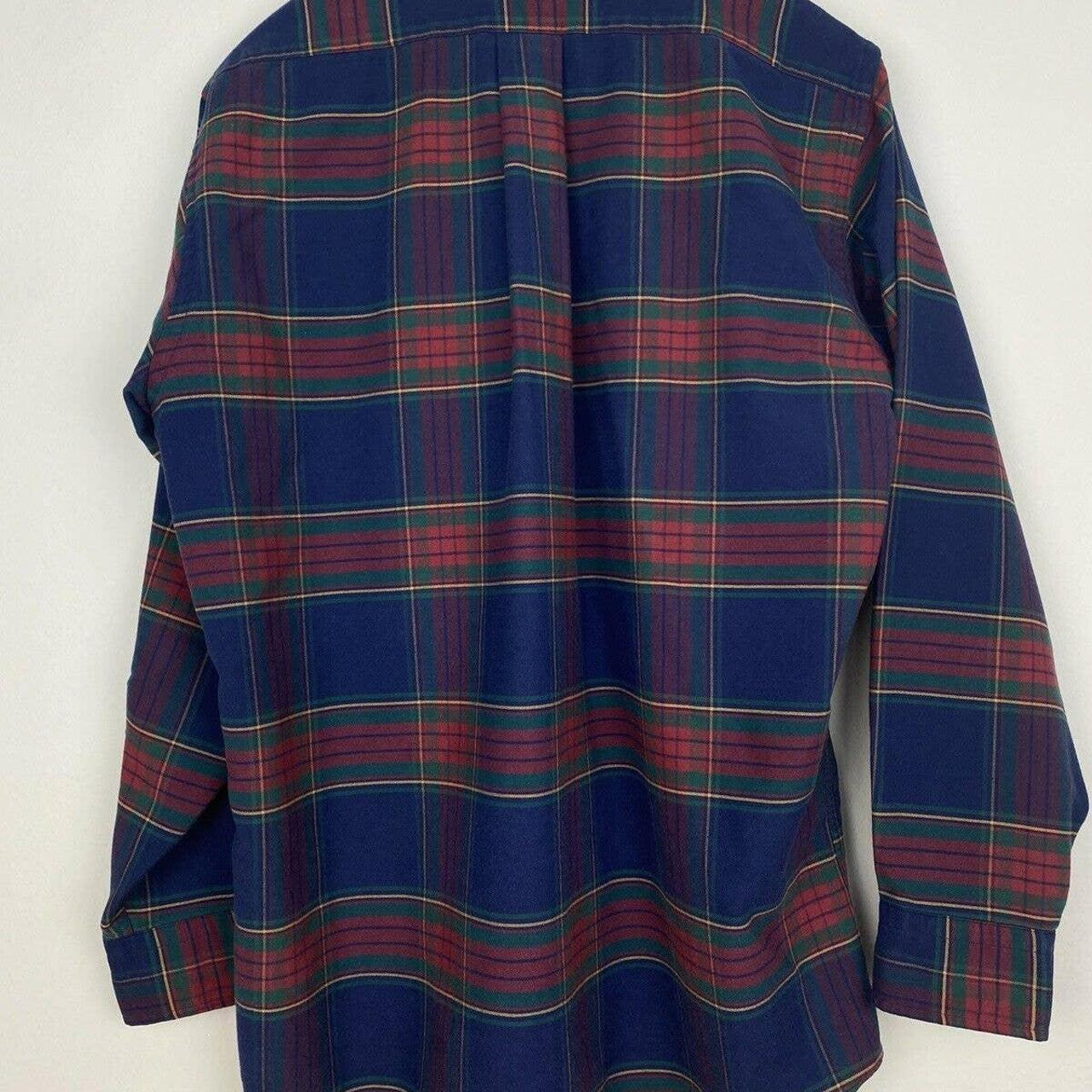 Vintage LL Bean Mens 15 33 (Medium) Button Down... - Depop