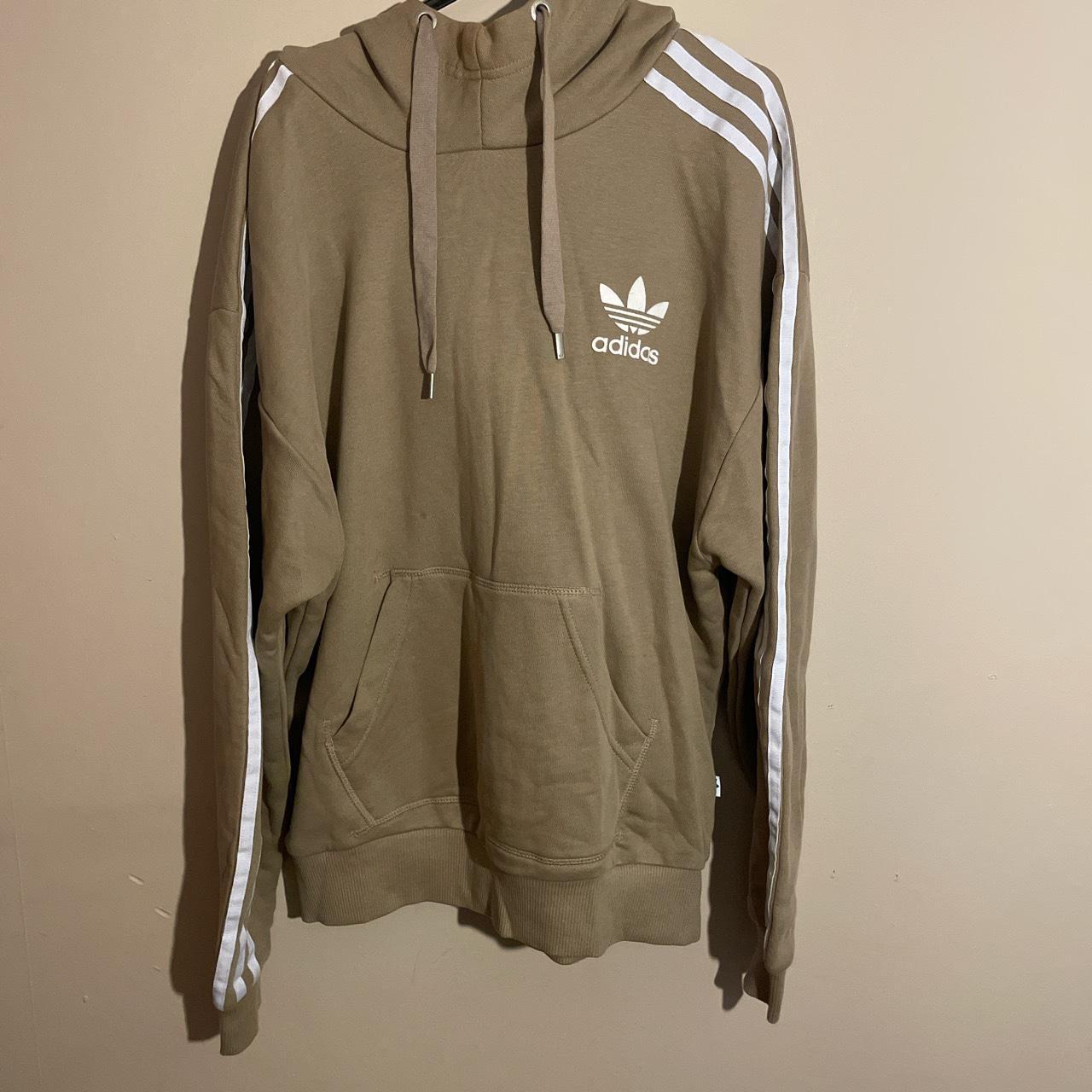 nude adidas hoodie