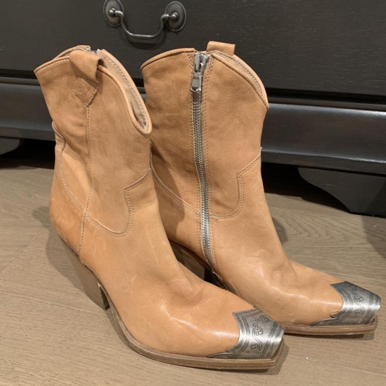 Cowboy Boots Vero Cuoio Booties Vero Cuoio Made In Italy Black