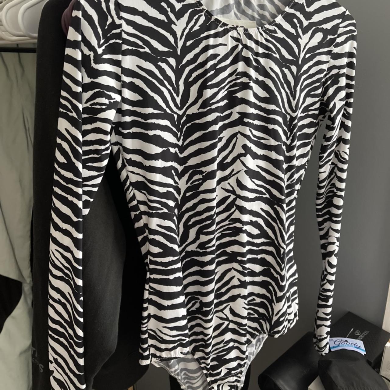 トップス Maison Margiela 6 Zebra Body Suit MM6 Maison Margiela - Zebra Bodysuit | HBX - Globally