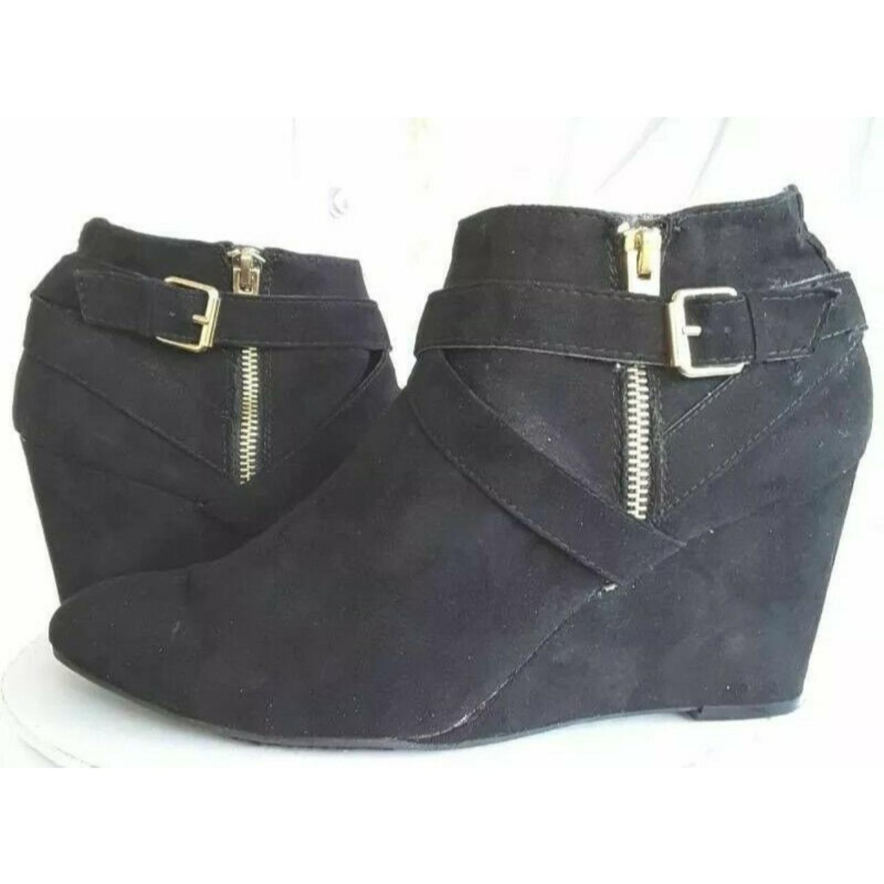 mossimo wedge booties