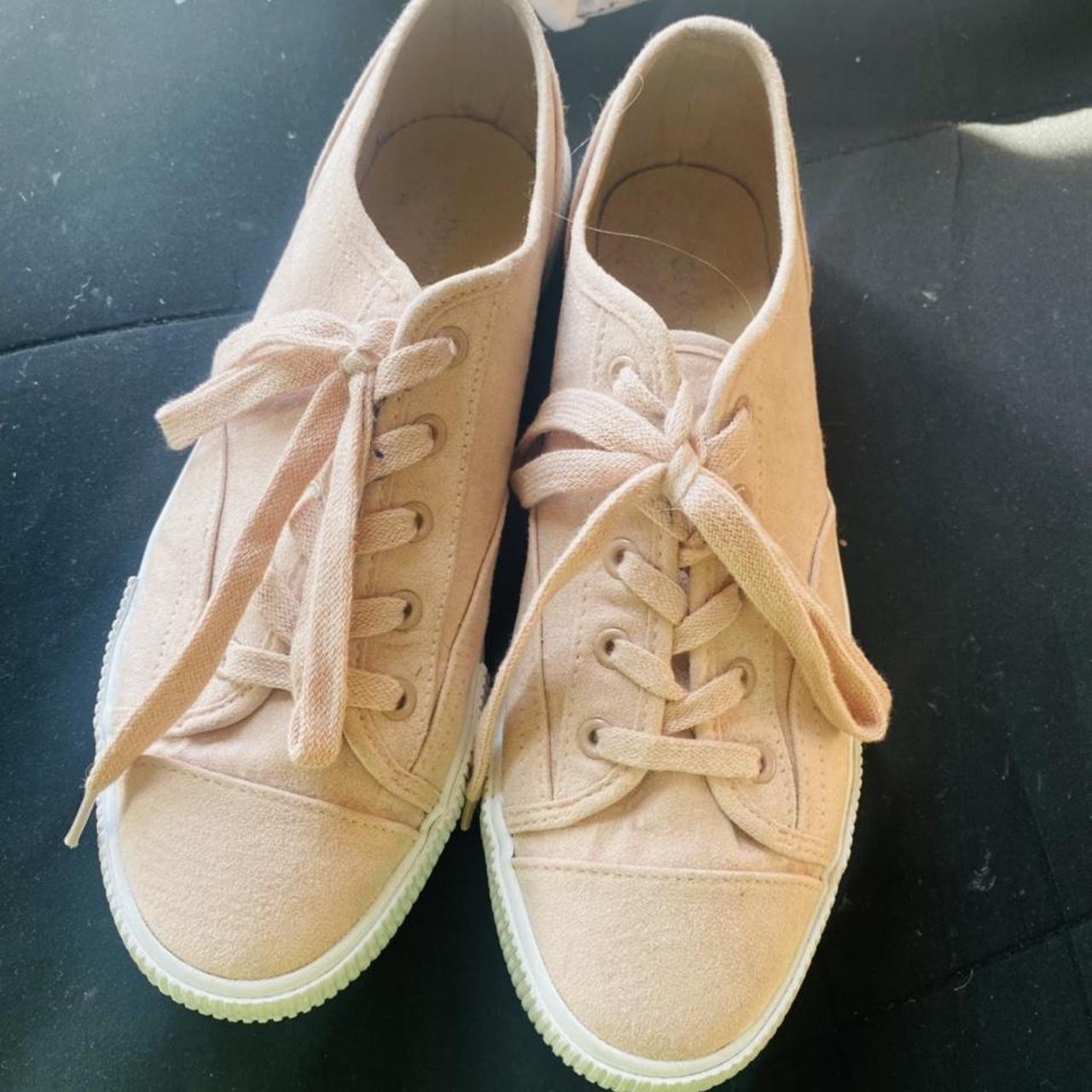 pastel pink creeper shoes ☁️ worn a few times, in... Depop