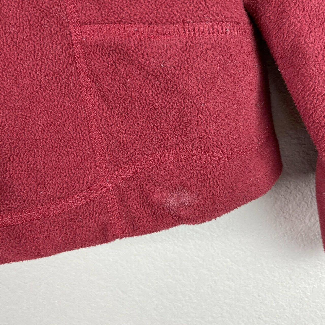 Patagonia Fleece Soft Shell Jacket Womens S Red Full... Depop