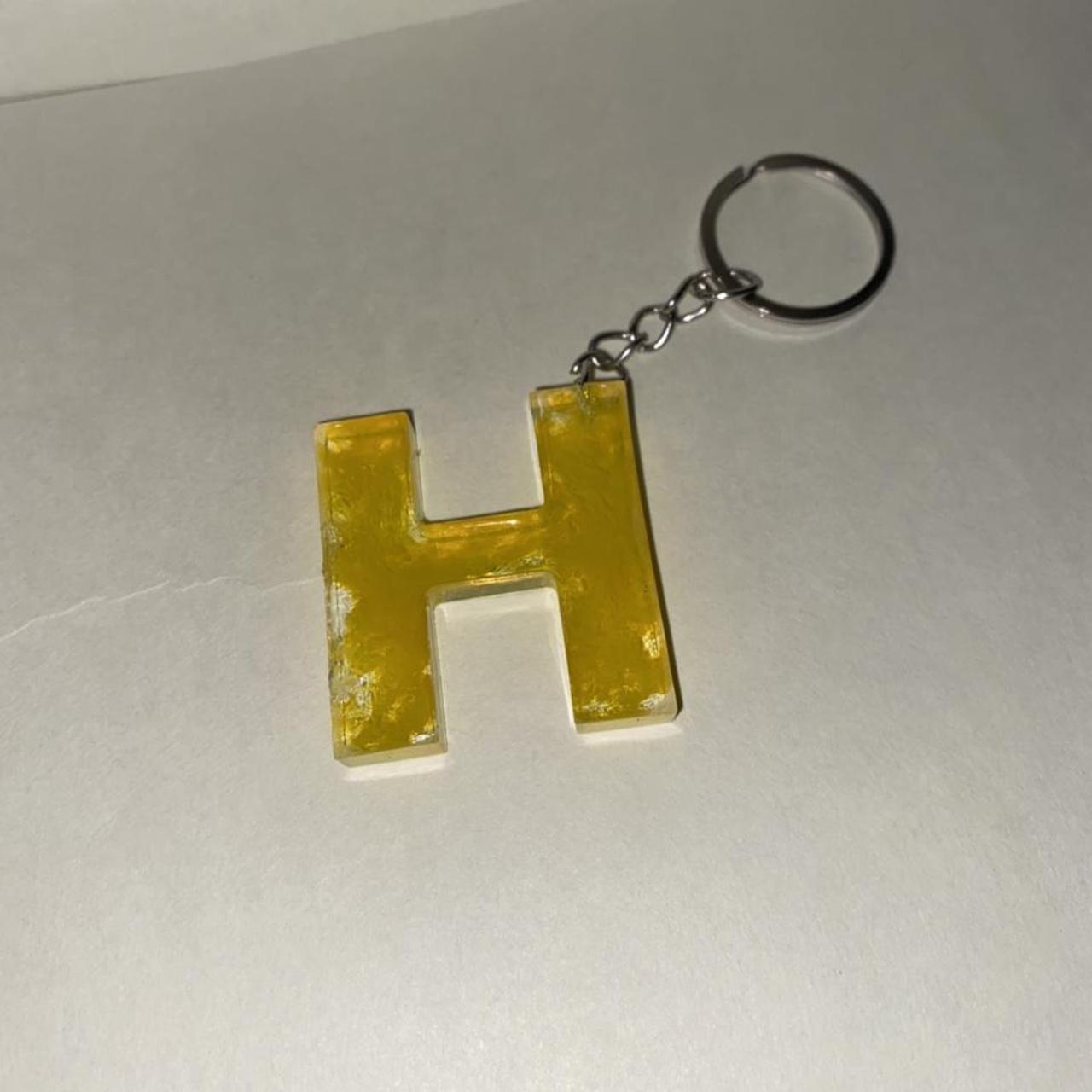 Homemade Resin Letter Keyring All Letters And Depop