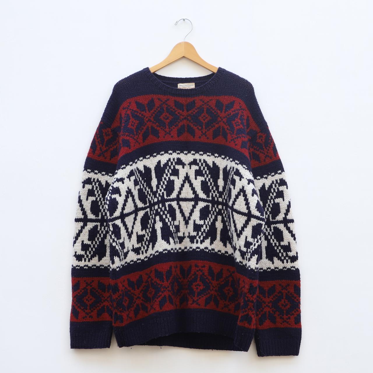 American Eagle Vintage Size XL Sweater Pullover Knit... - Depop