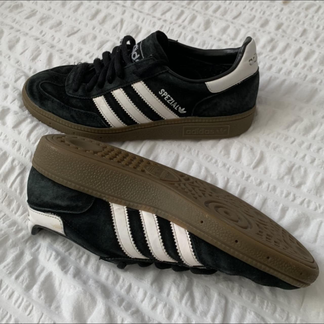 adidas black suede gum sole