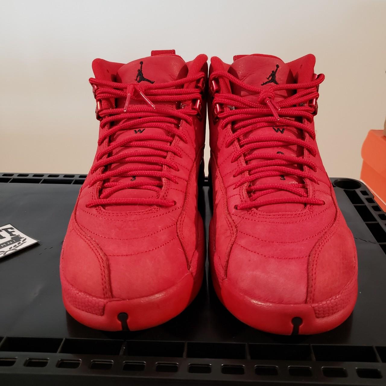 Red Suede 12s Size 9.5 Replacement box Minor