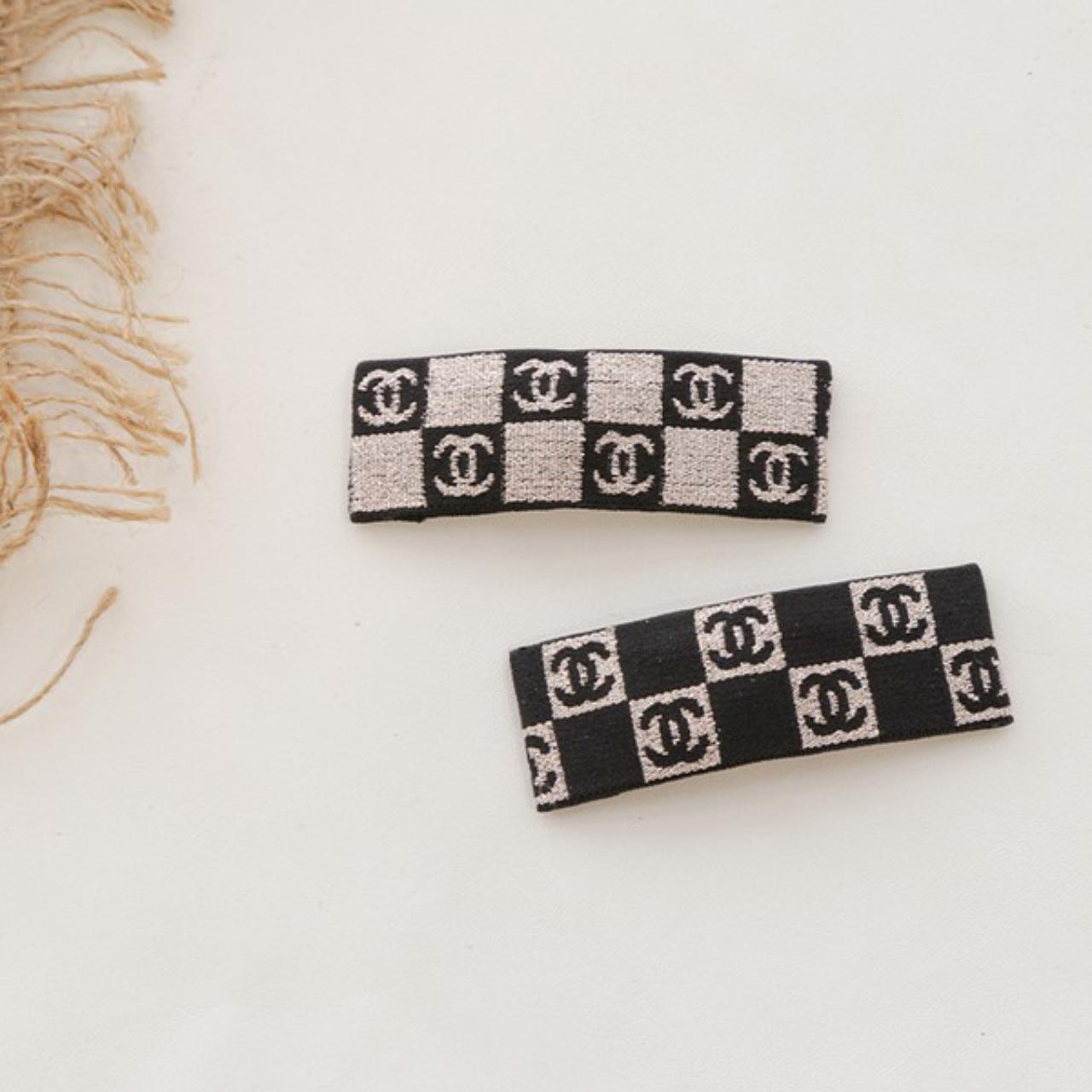 Designer Inspired Hair Clip Handmade Double C Hair... Depop