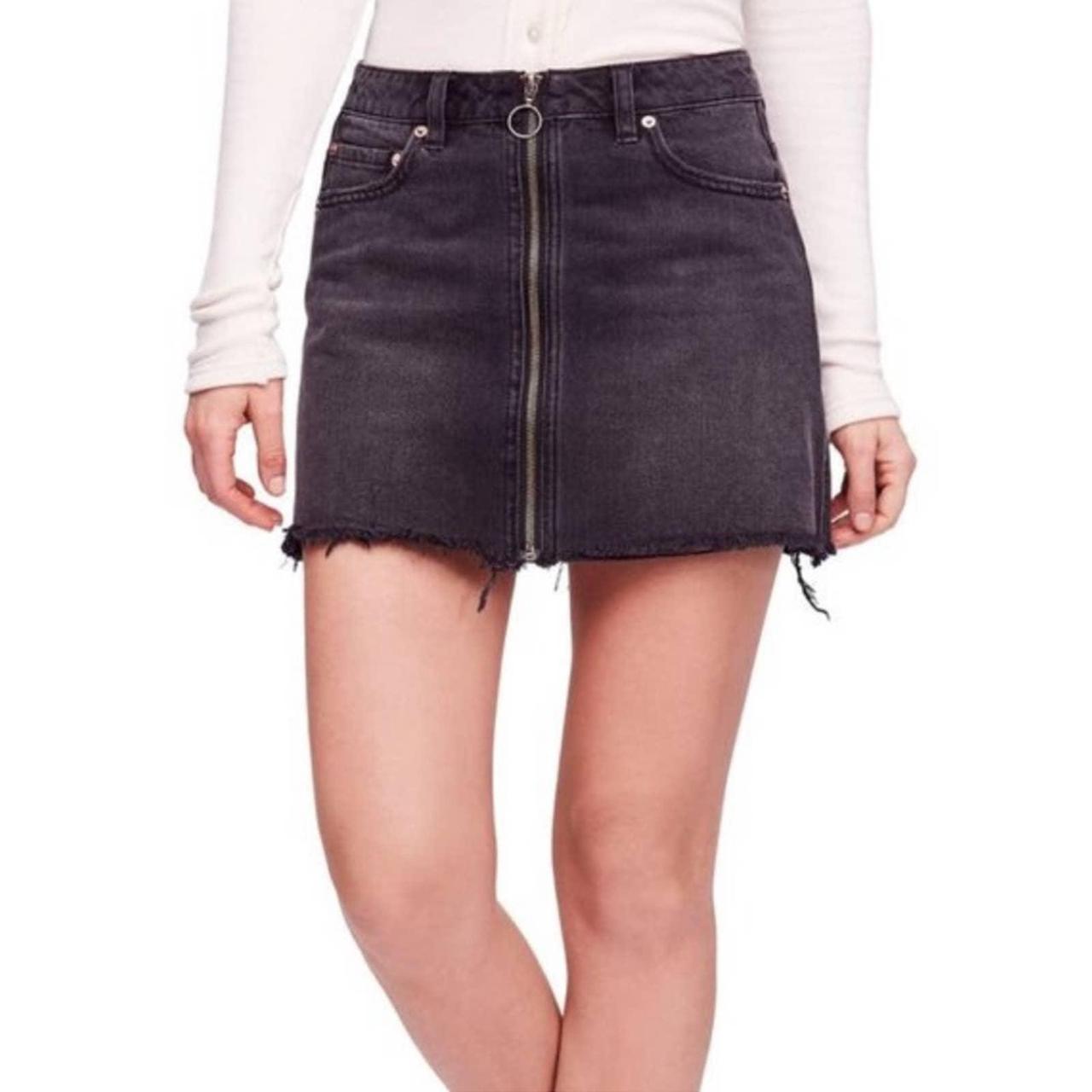 Free People Women's Black Skirt (4)