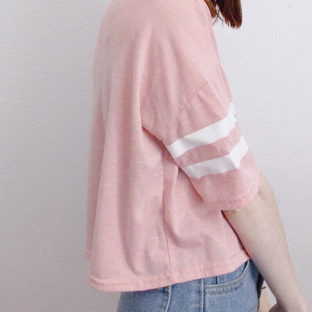 Sporty Baby Pink Crop Top A very cute and soft crop... Depop