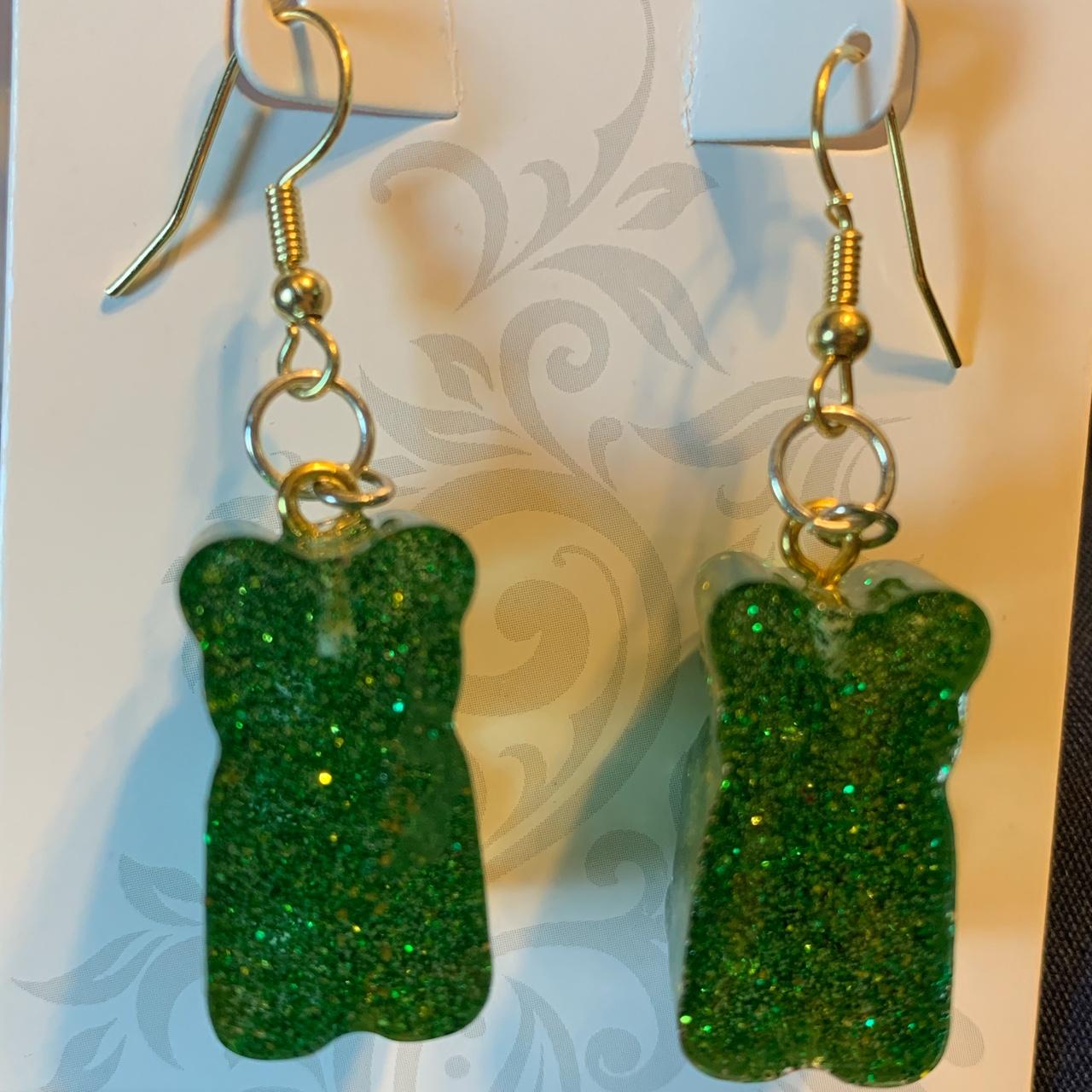 Resin Gummy Bear Earrings These Ones Are Available Depop