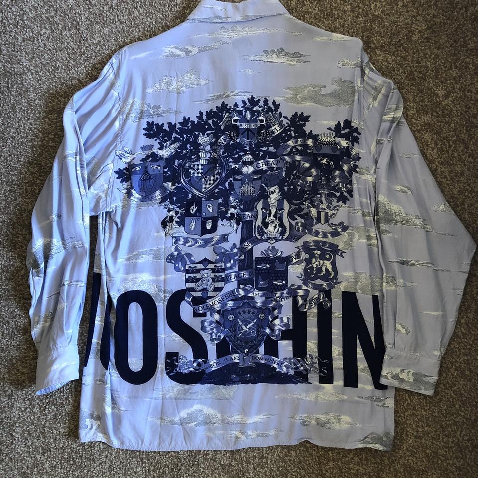 Moschino vintage printed shirt. Extremely rare! Size... - Depop