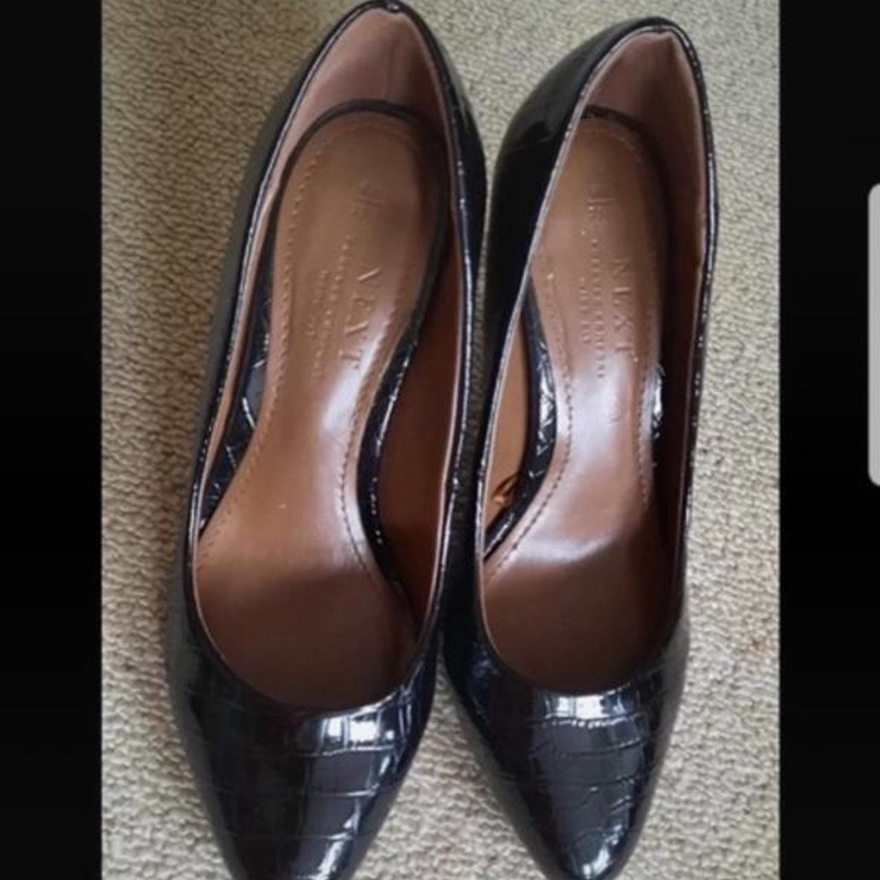 Next court shoes pumps heels black Never worn - Depop