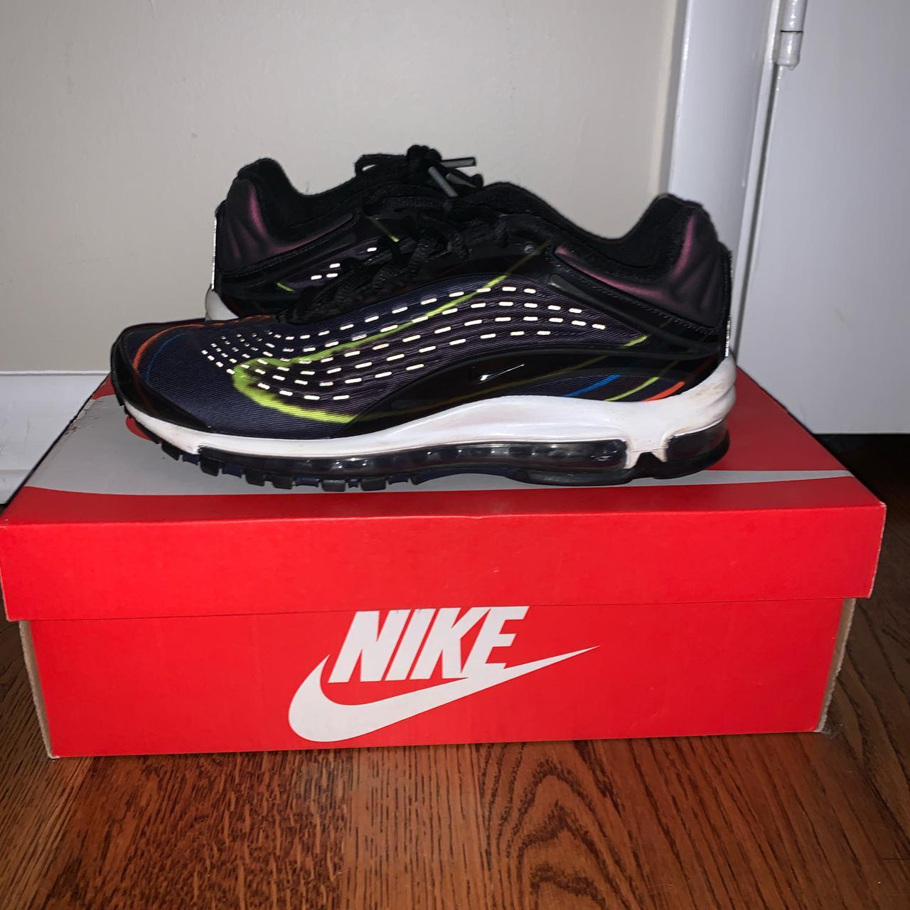 Air max deluxe black midnight clearance navy