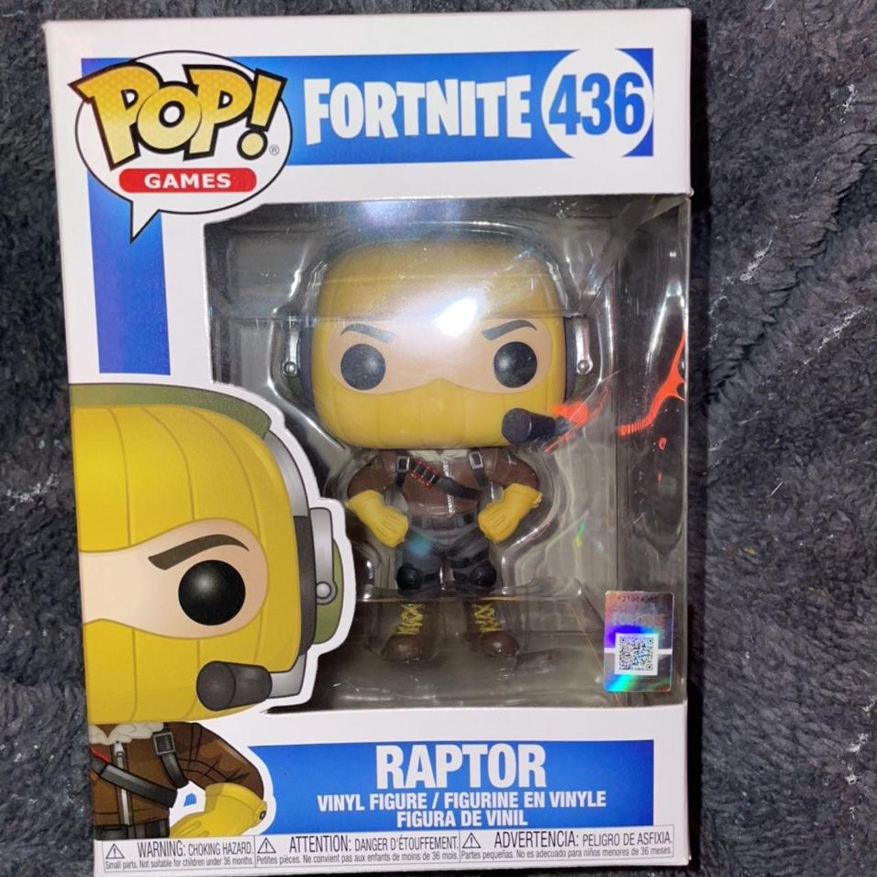 Funko Pop Pop Games Fortnite (436) Raptor Box:... - Depop