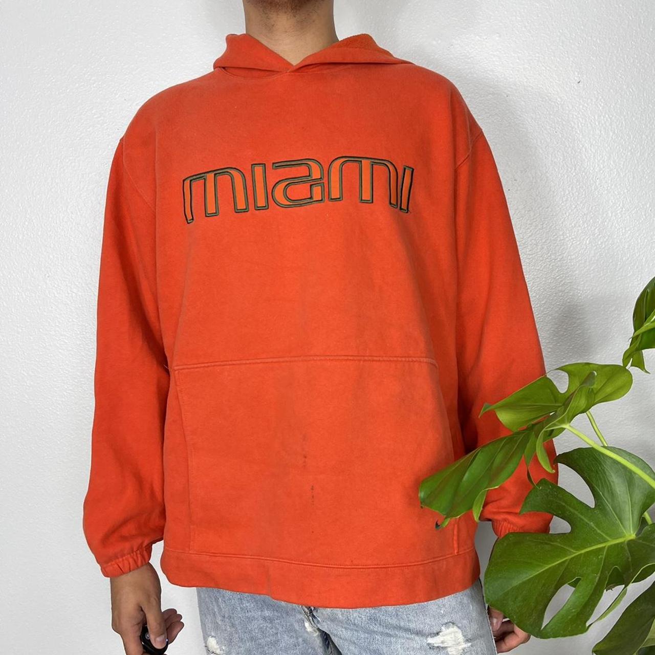 Orange and discount green nike hoodie