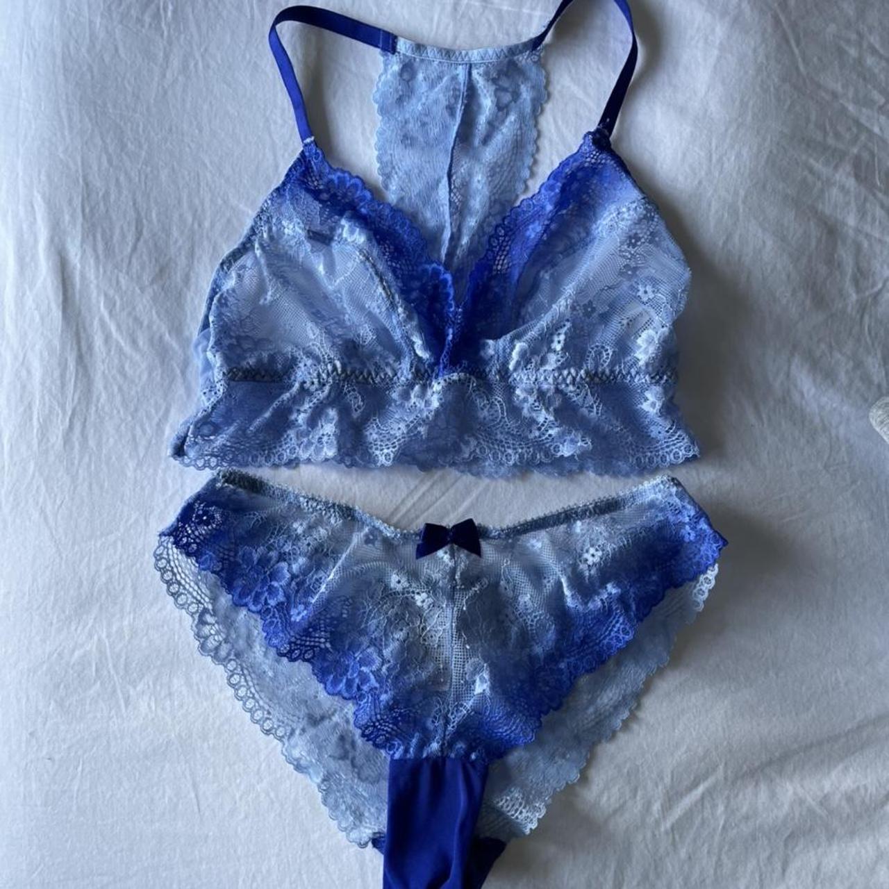 Next blue ombré underwear set. Size 10 top 8 bottom.... - Depop